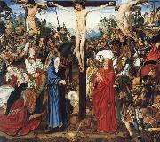 MASTER of the Aix-en-Chapel Altarpiece The crucifixion oil painting on canvas